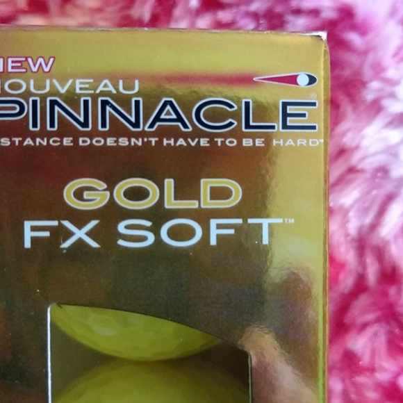 Pinnacle 1 Gold FX soft golf balls 3per pack - Picture 2 of 4